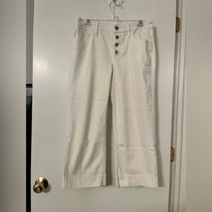 Chicos wide leg cropped jean